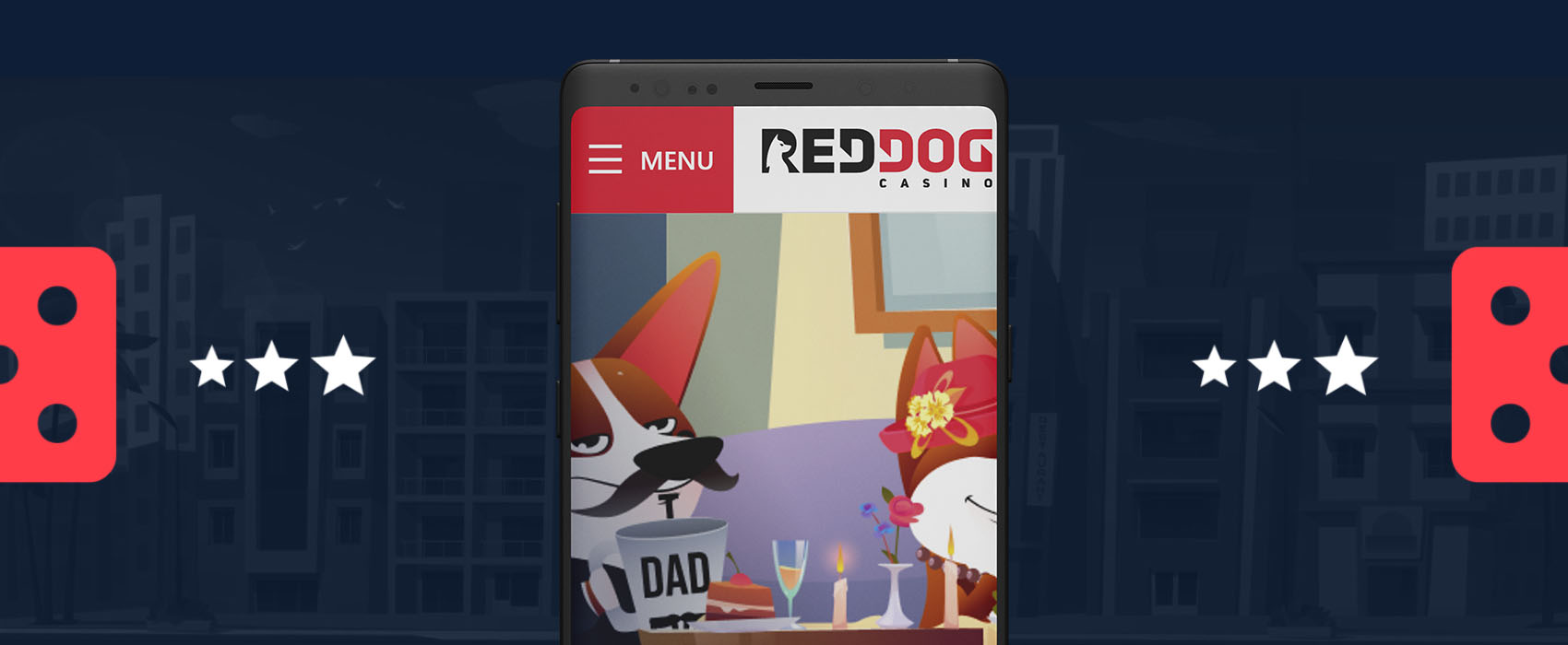 Red Dog Mobile Application for iOS and Android