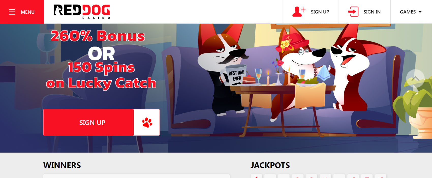 red dog casino bonus