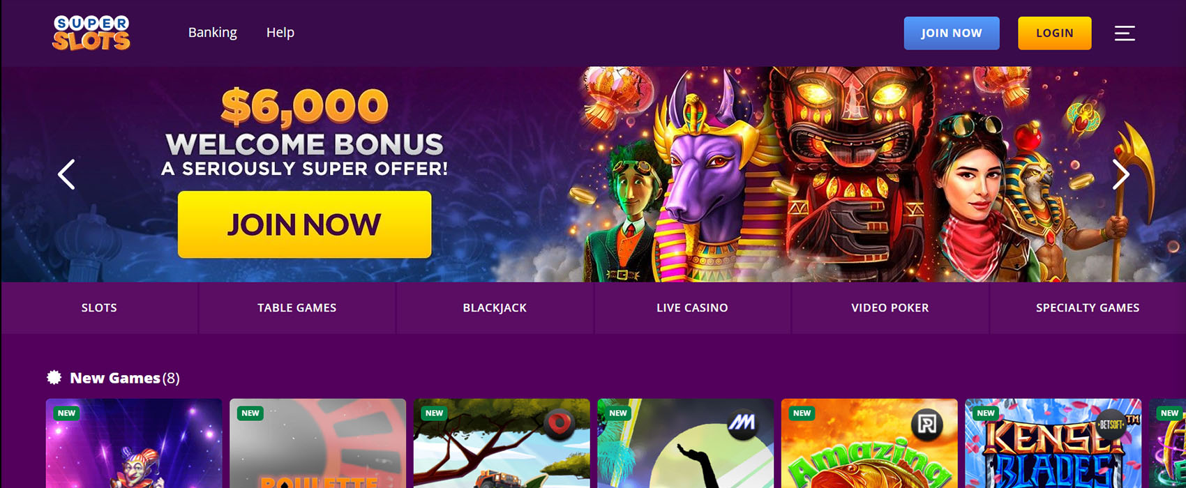 super slots casino bonus