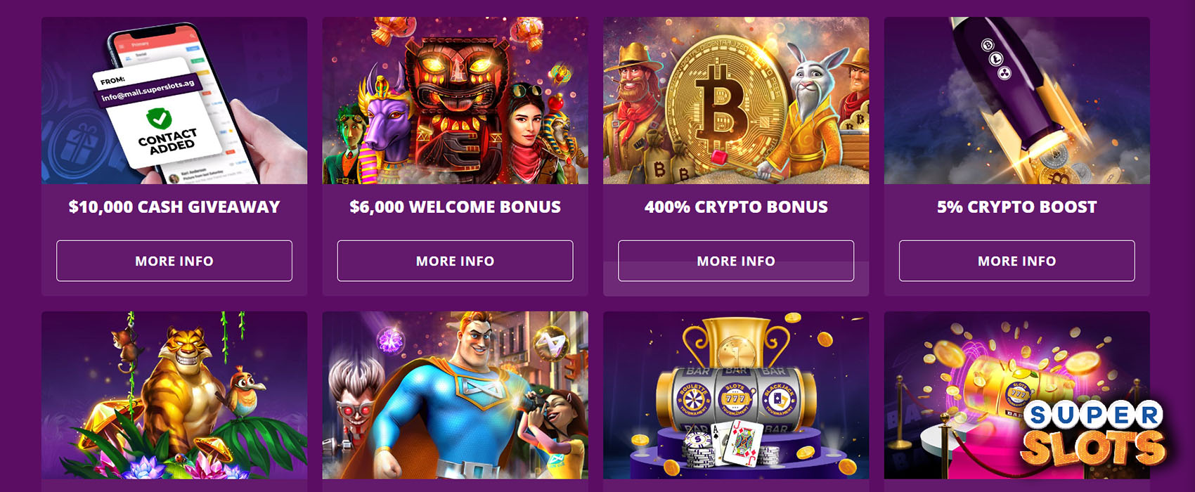 Super Slots Casino Proomtions